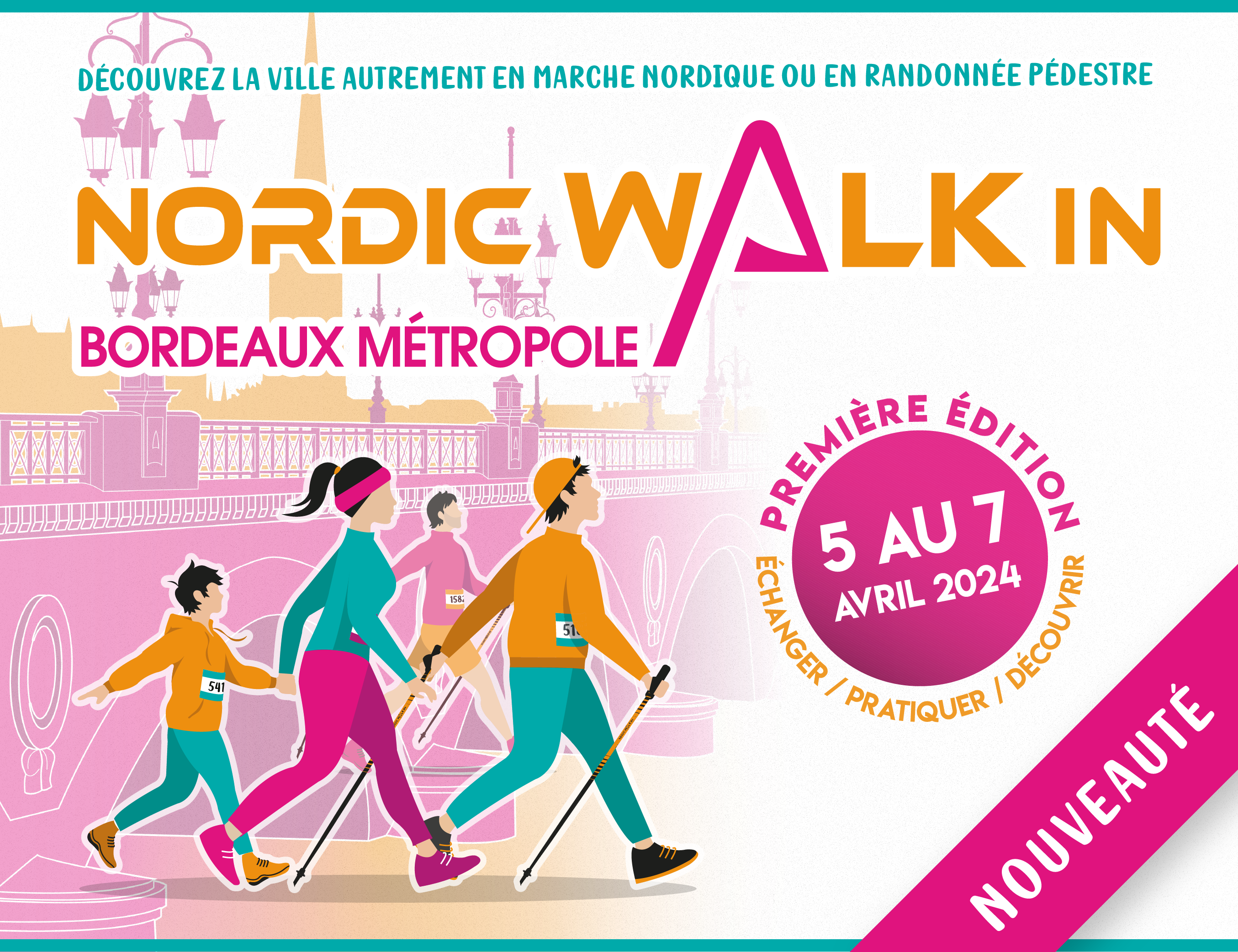Nordic Walkin Bordeaux Métropole