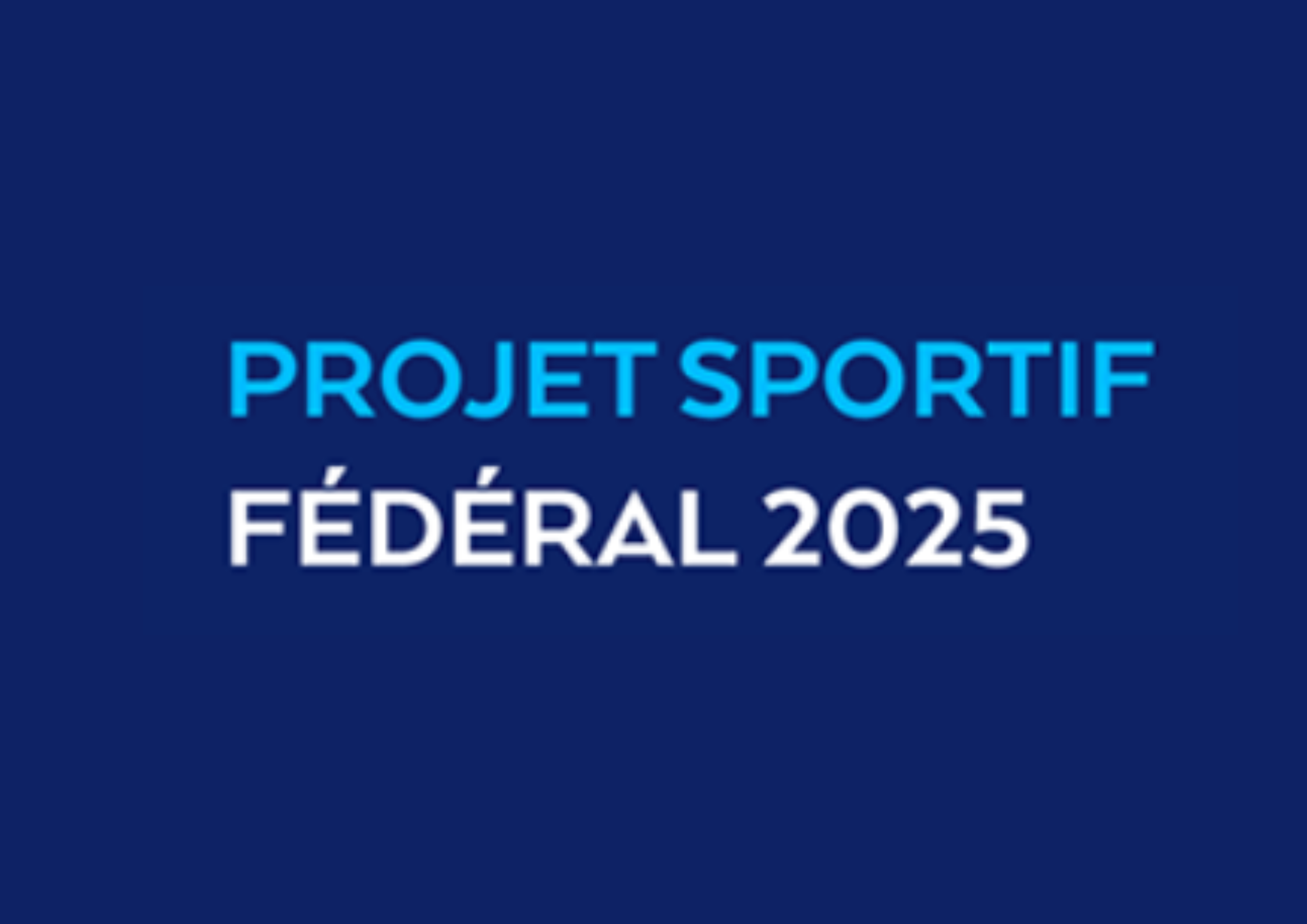 Appels à projets en lien avec le Projet Sportif Fédéral