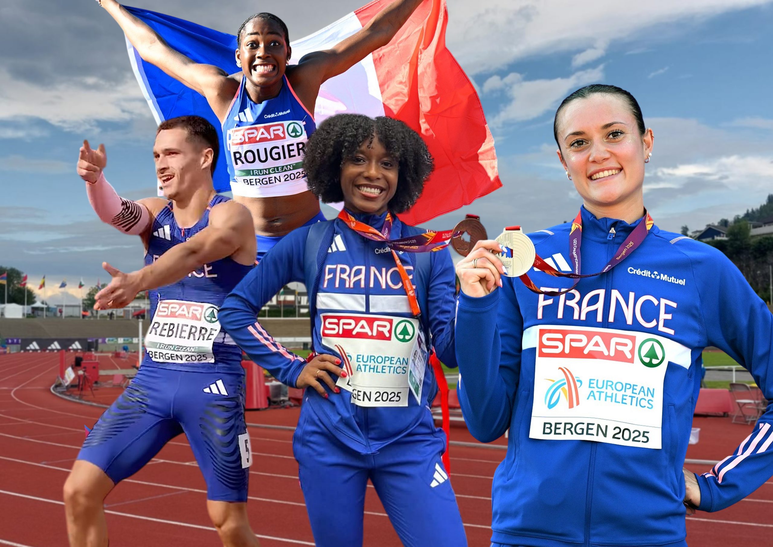 Quatre médailles et deux records prestigieux aux championnats d’Europe U23 !