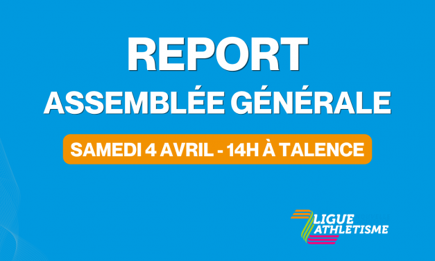 REPORT ASSEMBLÉE GÉNÉRALE