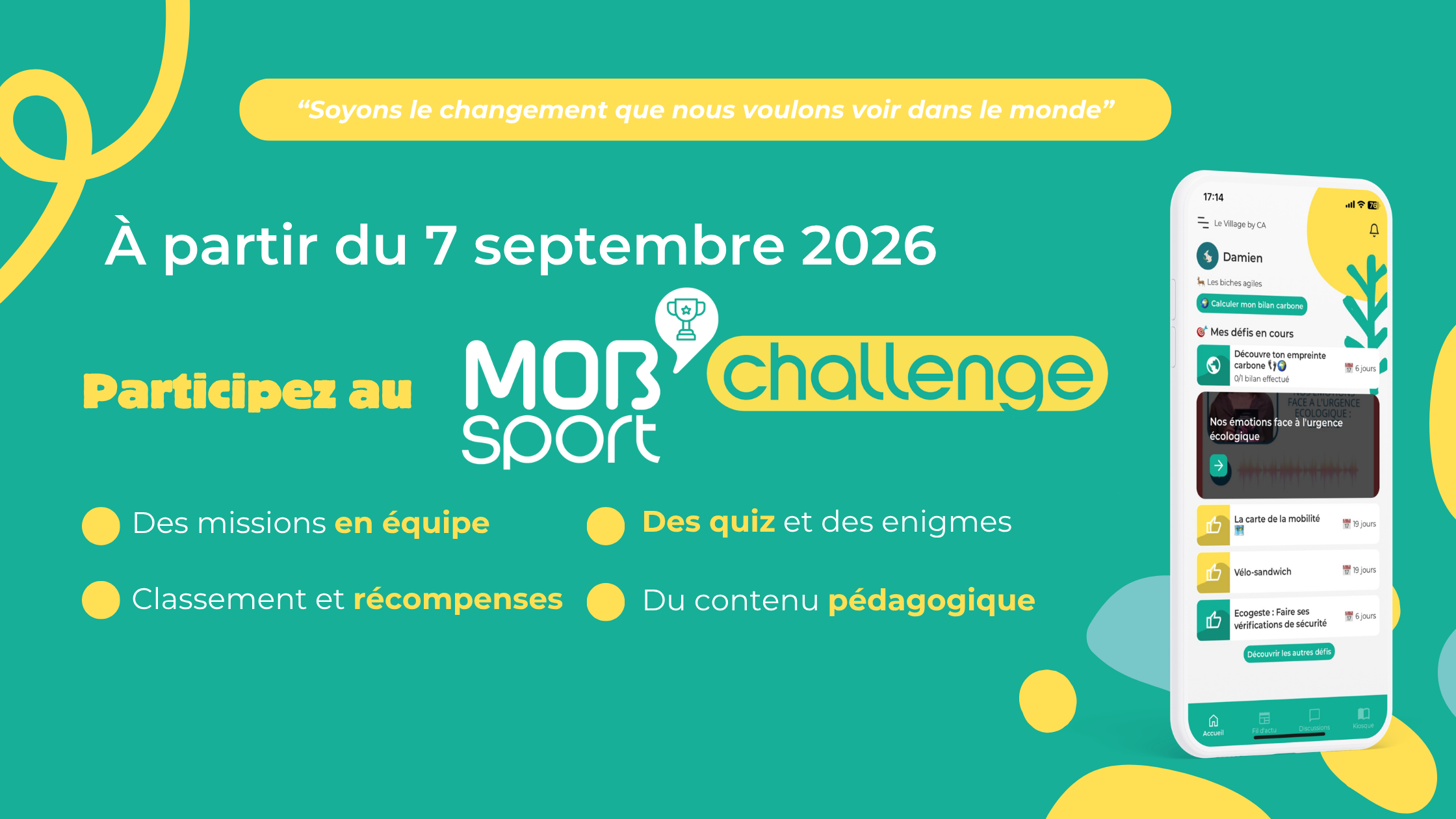 Mob’Sport : mobilisez votre club !
